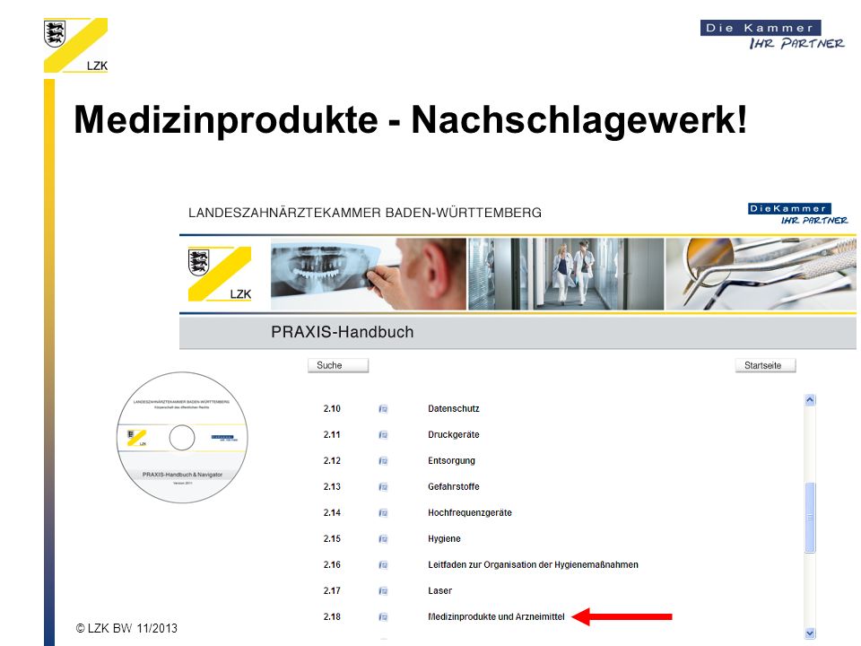 Medizinprodukte - Nachschlagewerk!