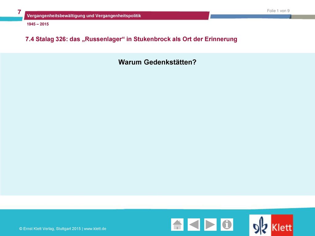 7.4 Stalag 326: das „Russenlager in Stukenbrock als Ort der Erinnerung