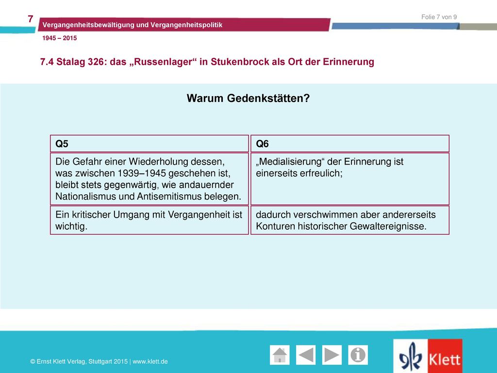 7.4 Stalag 326: das „Russenlager in Stukenbrock als Ort der Erinnerung