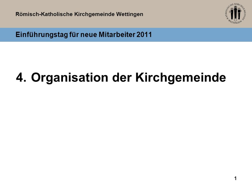 Einführungstag für neue Mitarbeiter 2011
