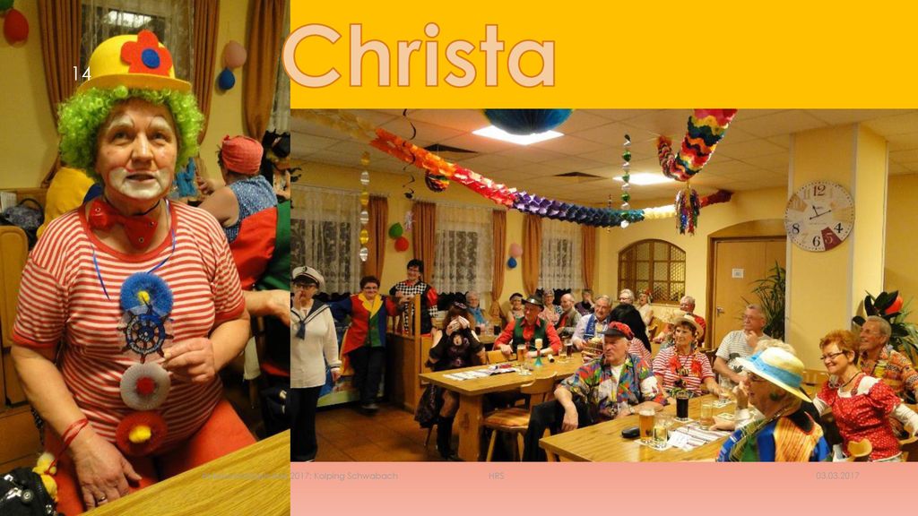 Christa Rosenmontagstrubel 2017; Kolping Schwabach HRS.