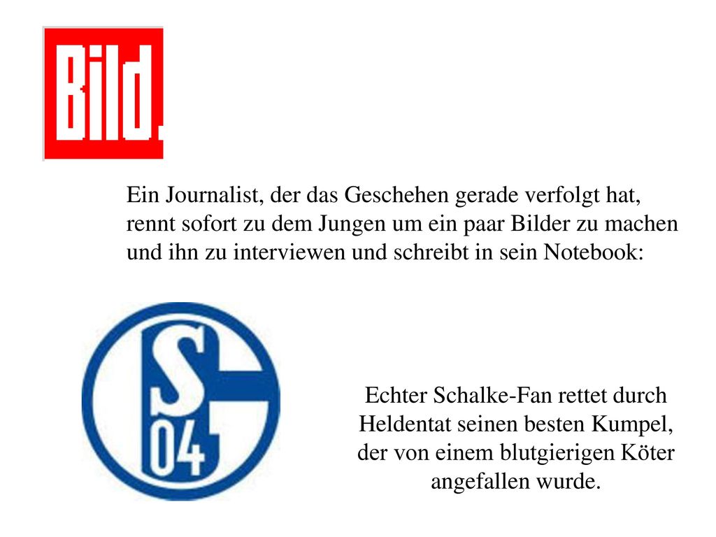 Ein Journalist, der das Geschehen gerade verfolgt hat,