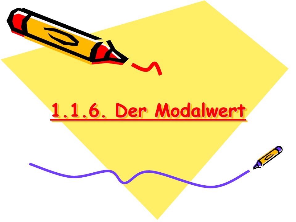 Der Modalwert