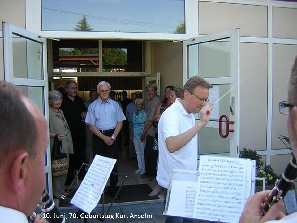 10. Juni, 70. Geburtstag Kurt Anselm