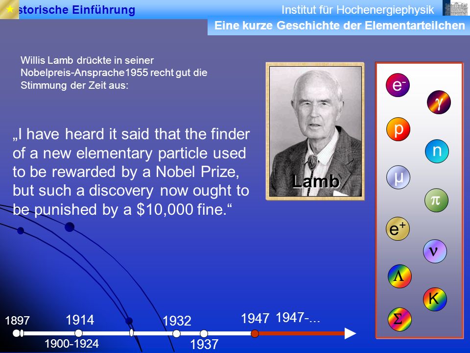 e- g p n µ p e+ n „I have heard it said that the finder