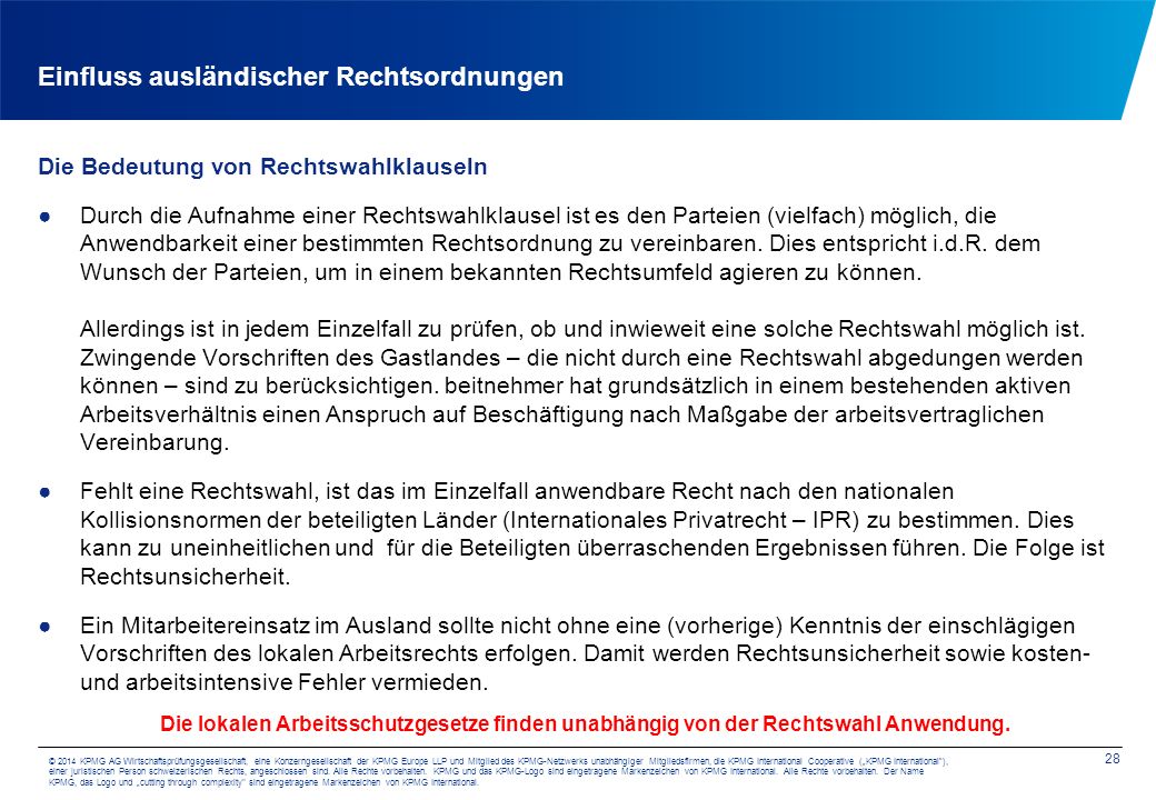 Agenda I. Einleitung. II. Vertragsmodelle bei internationalen Mitarbeitereinsätzen. III. Gestaltung eines Entsendungsvertrages.