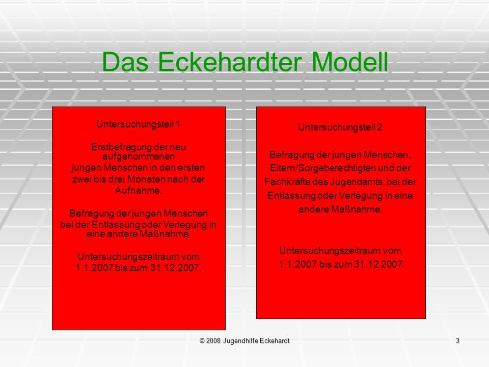Das Eckehardter Modell