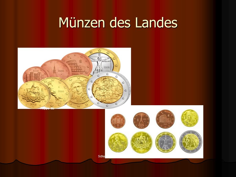 Münzen des Landes Reppa .de Schulmodell .eu