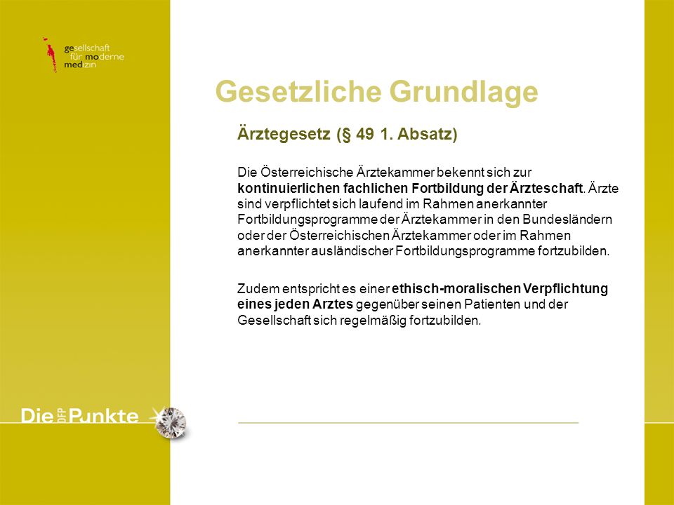 Gesetzliche Grundlage