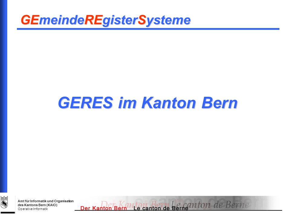 GEmeindeREgisterSysteme