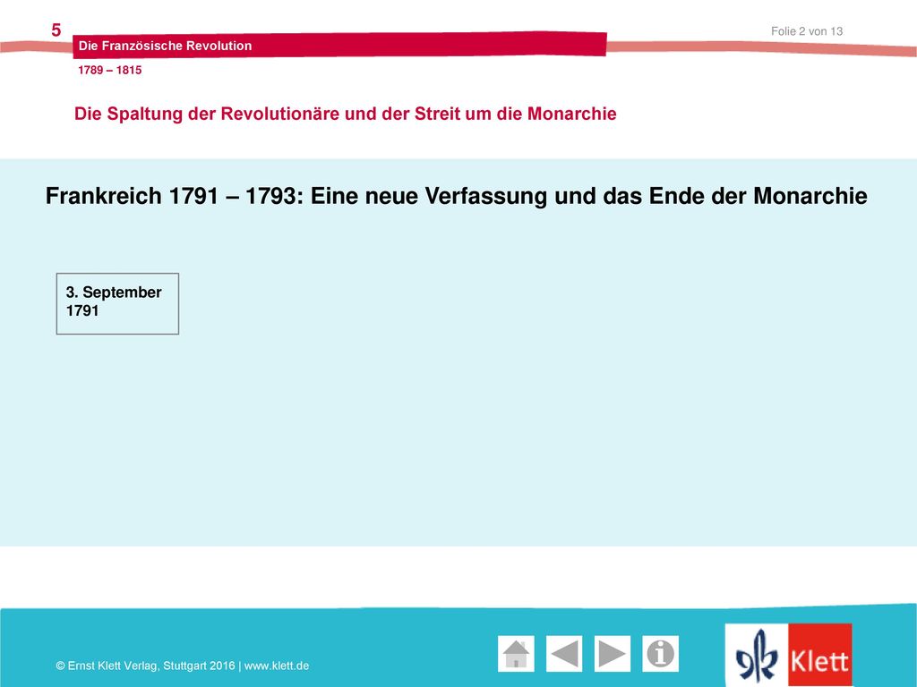 Die Spaltung der Revolutionäre und der Streit um die Monarchie
