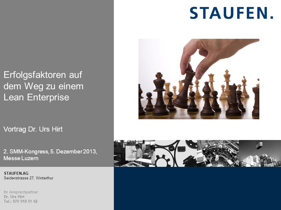 Erfolgsfaktoren auf dem Weg zu einem Lean Enterprise Vortrag Dr