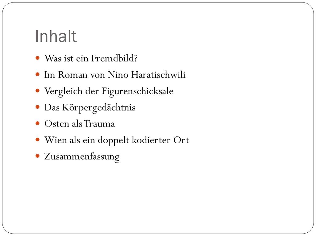 Inhalt Was ist ein Fremdbild Im Roman von Nino Haratischwili