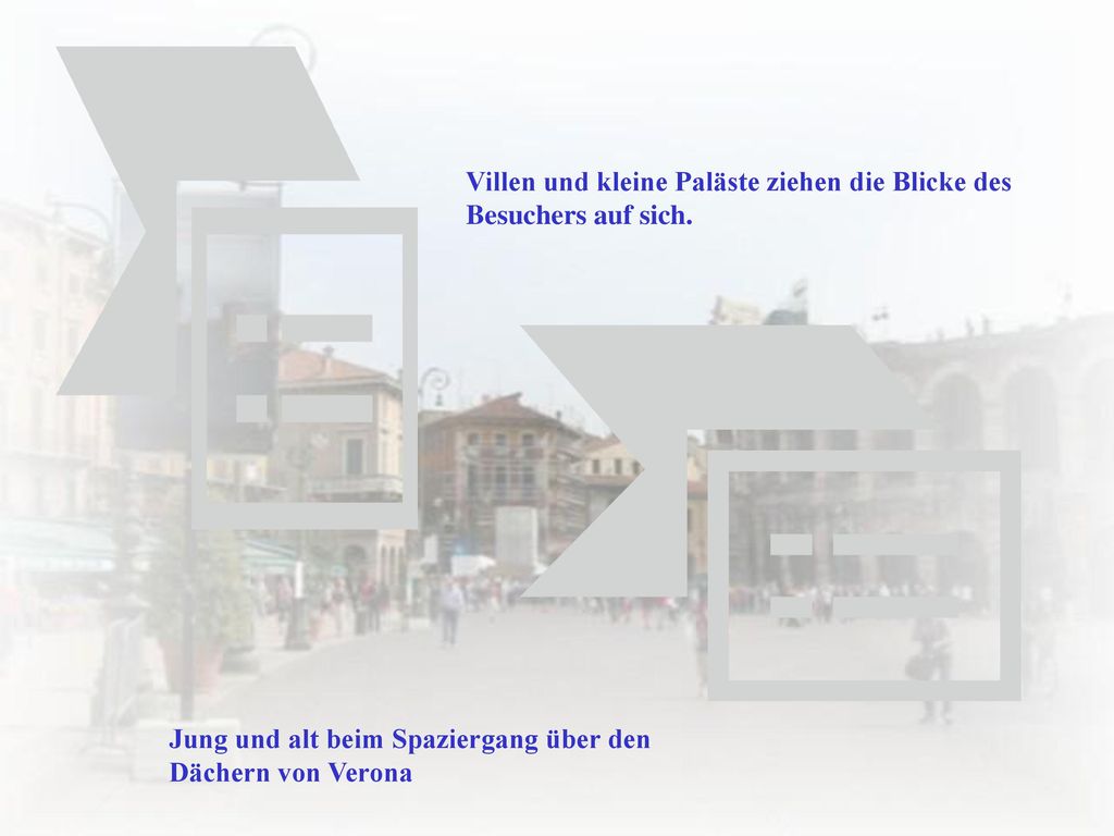 Villen und kleine Paläste ziehen die Blicke des Besuchers auf sich.