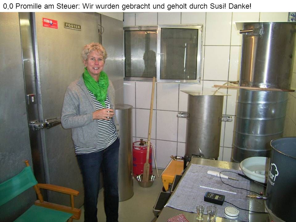 0,0 Promille am Steuer: Wir wurden gebracht und geholt durch Susi