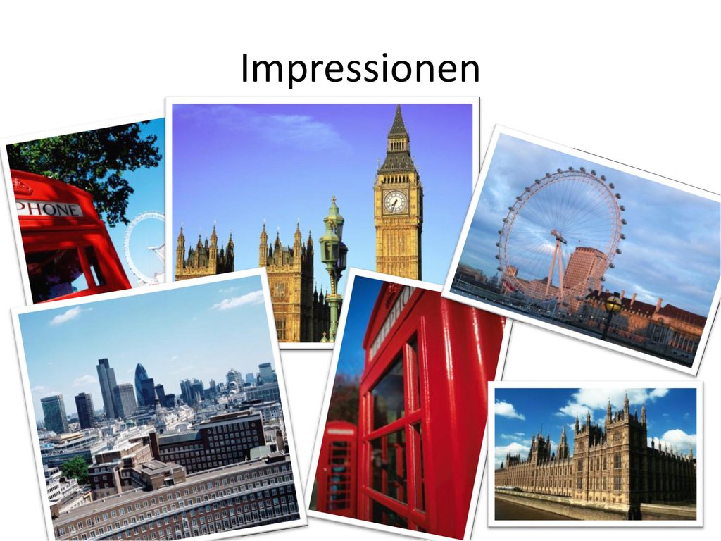 Impressionen Animiere alle Fotos in der richtigen Reihenfolge (zuerst die unten liegenden):