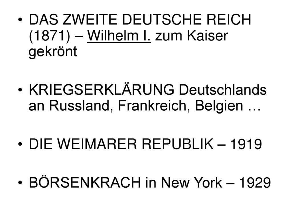 DAS ZWEITE DEUTSCHE REICH (1871) – Wilhelm I. zum Kaiser gekrönt