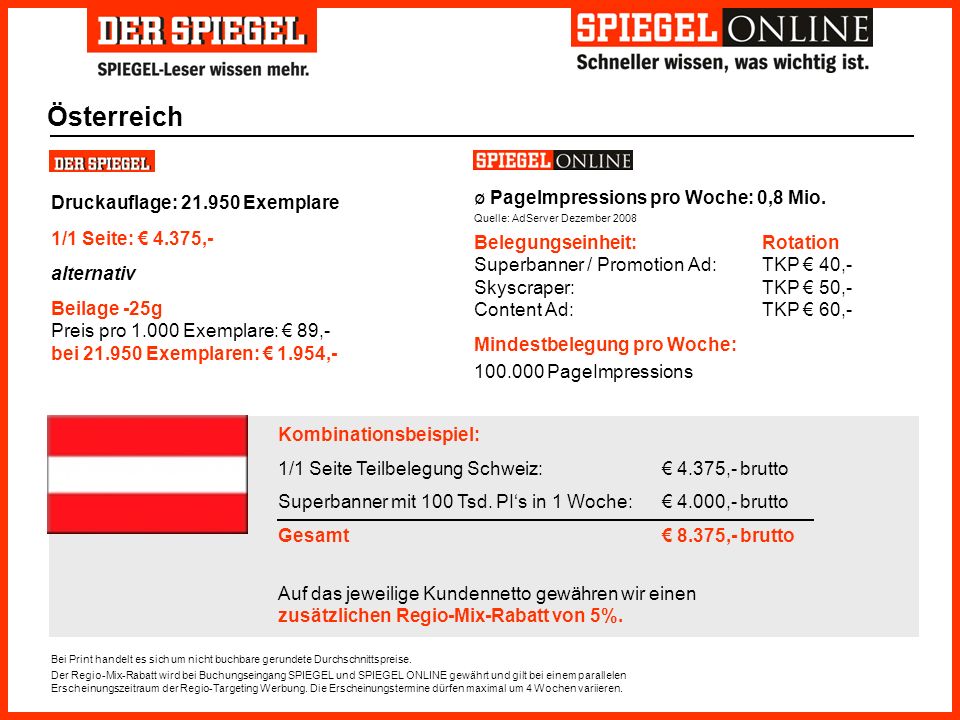 Regio-Targeting DER SPIEGEL + SPIEGEL ONLINE - ppt herunterladen