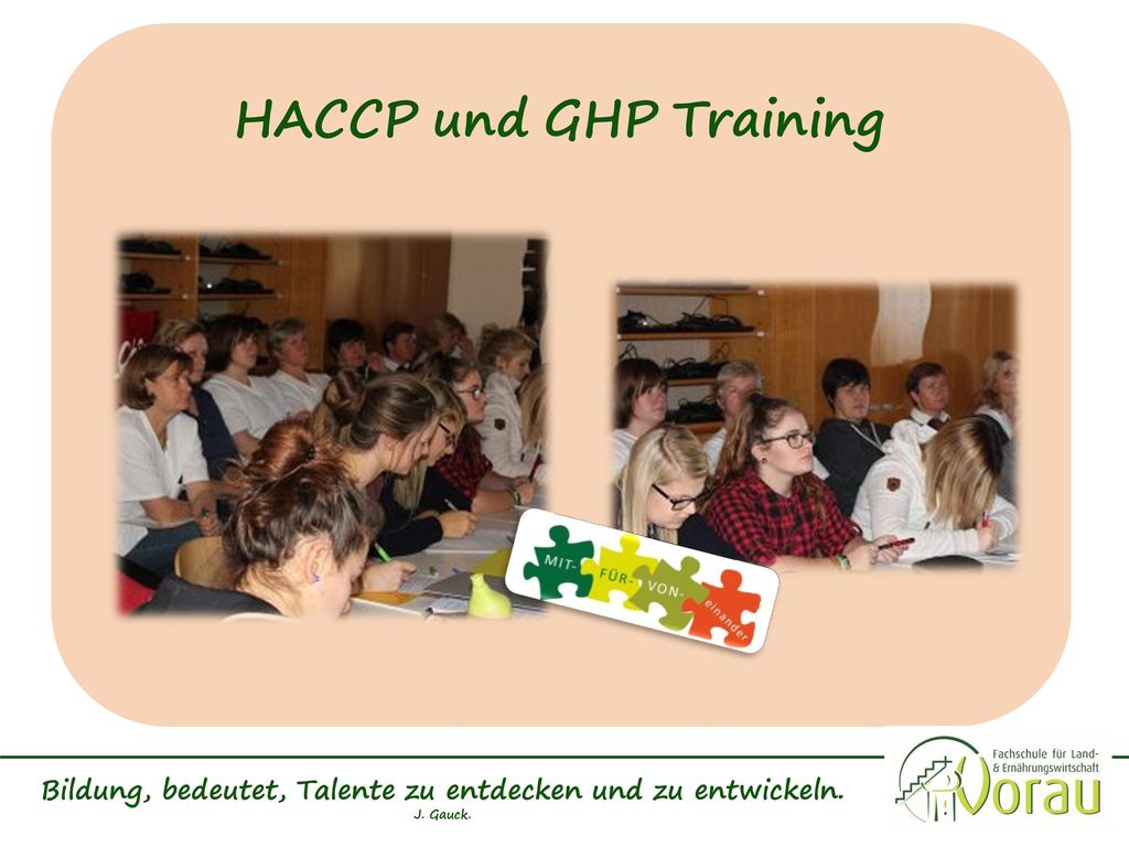 Bildung, bedeutet, Talente zu entdecken und zu entwickeln. J. Gauck.