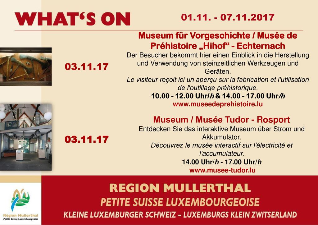 Museum für Vorgeschichte / Musée de Préhistoire „Hihof - Echternach