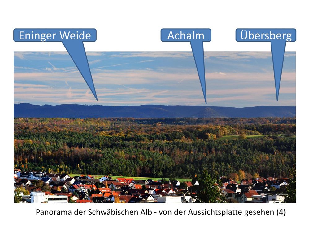 Panorama der Schwäbischen Alb - von der Aussichtsplatte gesehen (4)