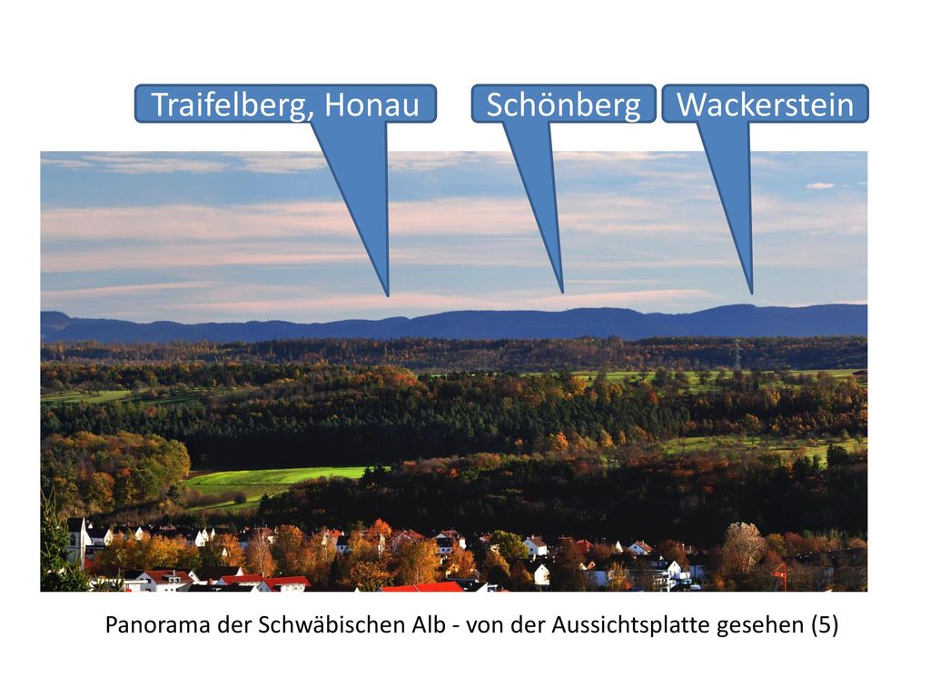 Panorama der Schwäbischen Alb - von der Aussichtsplatte gesehen (5)