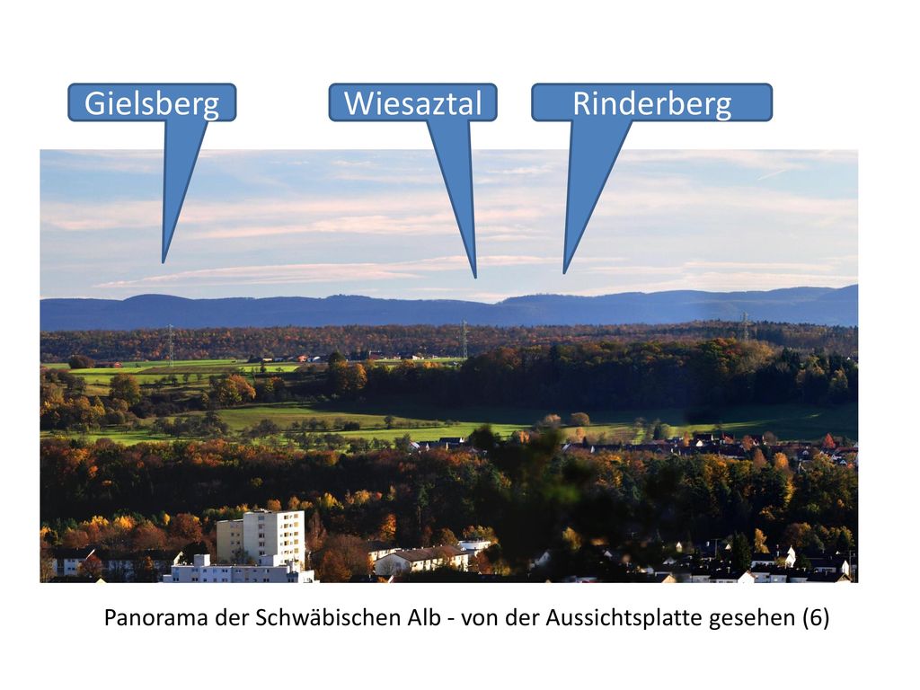 Panorama der Schwäbischen Alb - von der Aussichtsplatte gesehen (6)