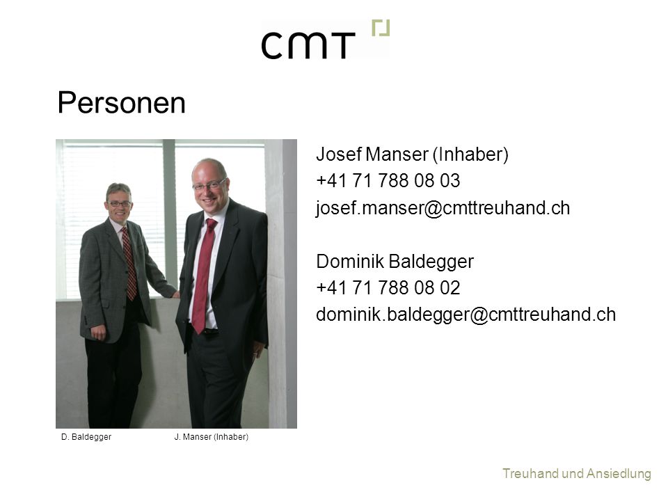 Personen Josef Manser (Inhaber)