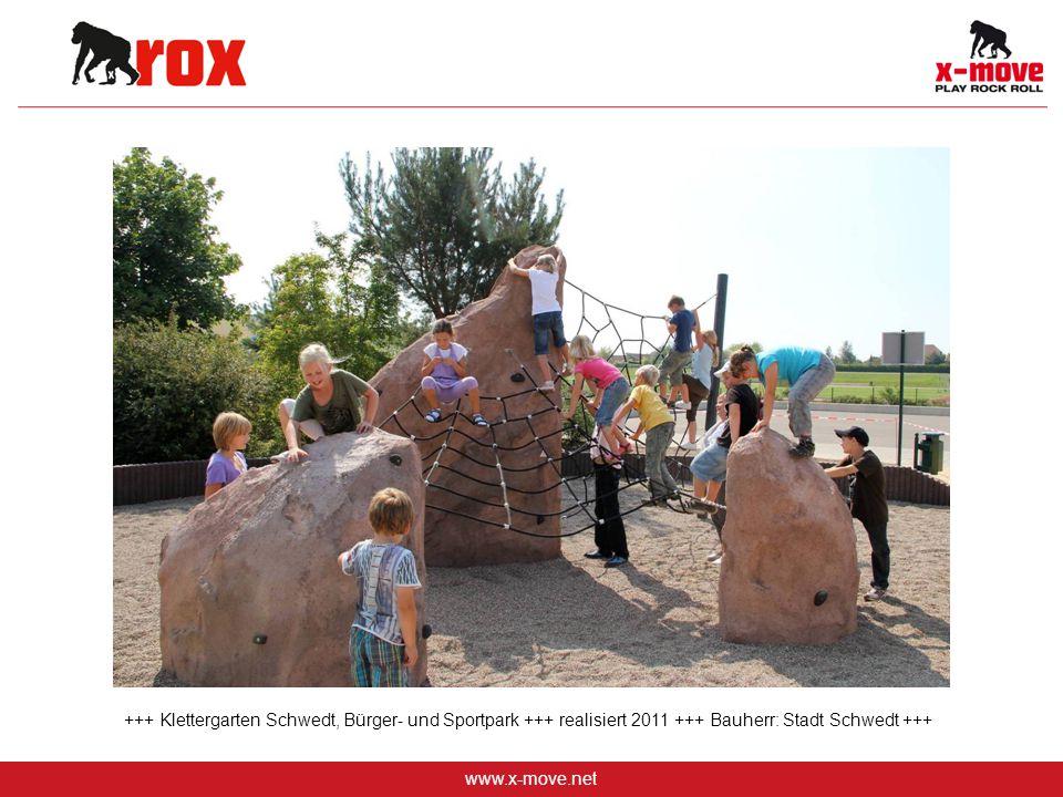 +++ Klettergarten Schwedt, Bürger- und Sportpark +++ realisiert Bauherr: Stadt Schwedt +++