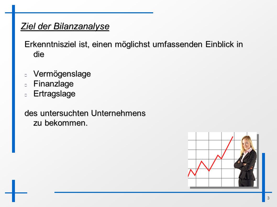 Ziel der Bilanzanalyse