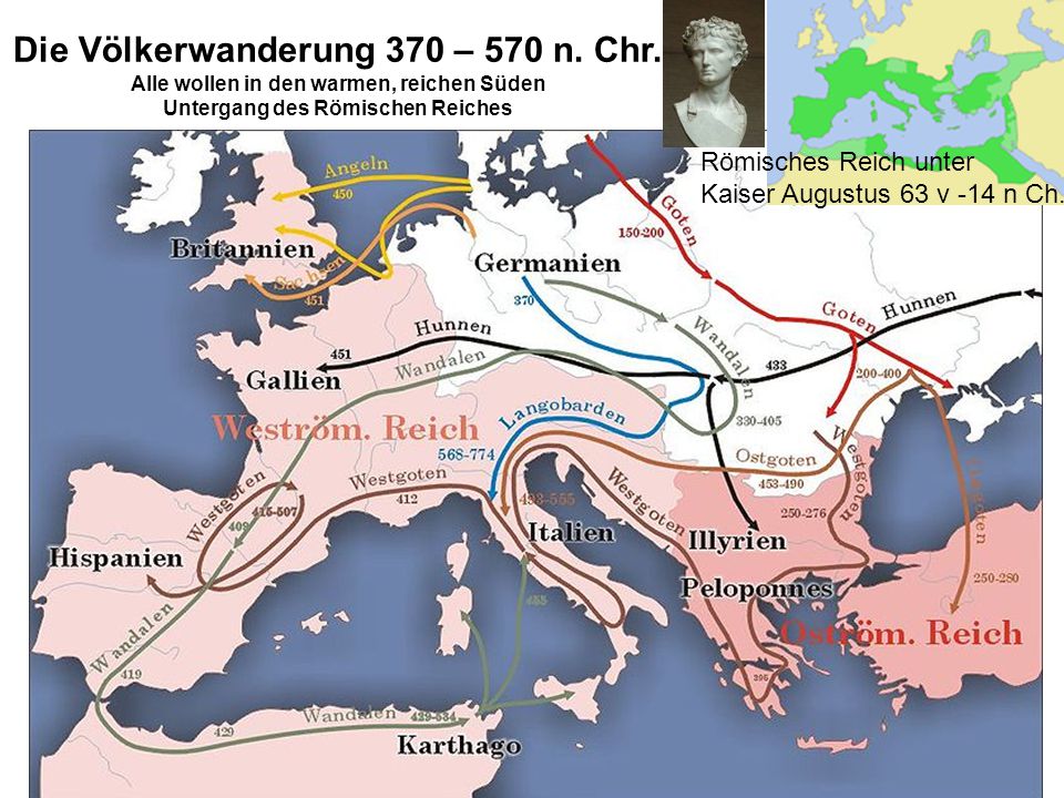 Die Völkerwanderung 370 – 570 n. Chr.