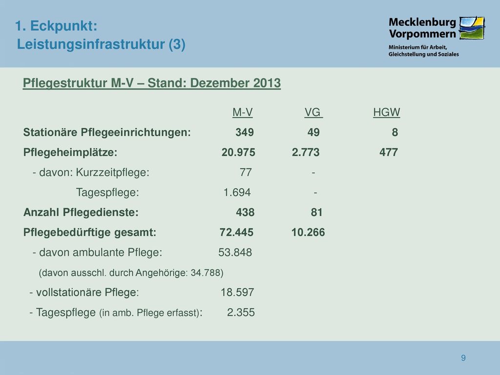 Die Pflegestrategie Des Landes Unter Den Rahmenbedingungen Der ...