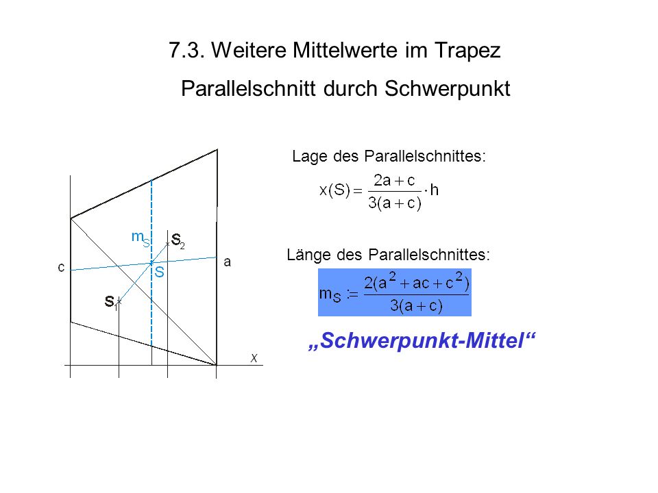7.1 Klassische Mittelwerte im Trapez - ppt video online herunterladen