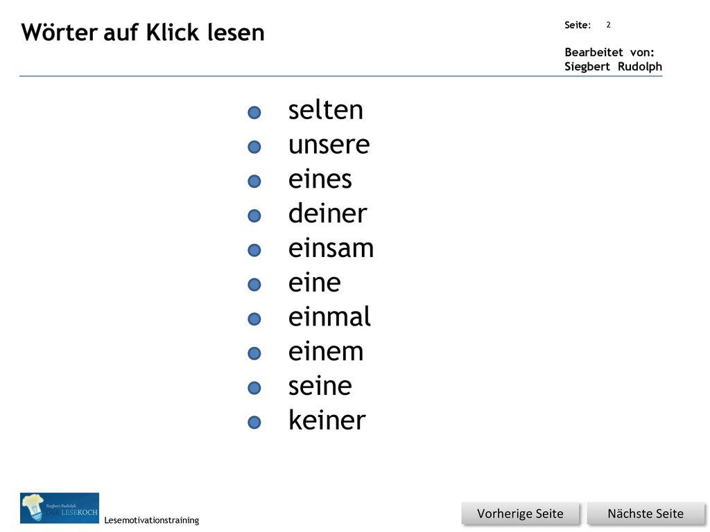 selten unsere eines deiner einsam eine einmal einem seine keiner