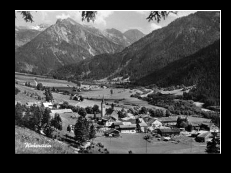 An diesen Ort (Hinterstein) wurde die Z4 im Krieg unter schlimmen Bedingungen transportiert