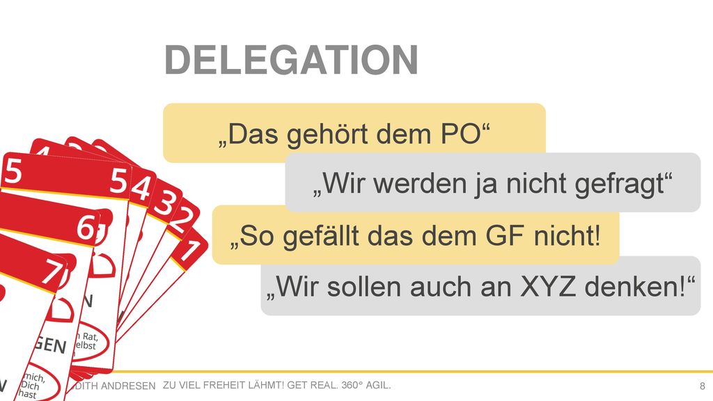 DELEGATION „Das gehört dem PO „Wir werden ja nicht gefragt