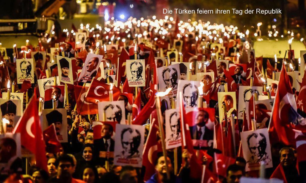 Die Türken feiern ihren Tag der Republik