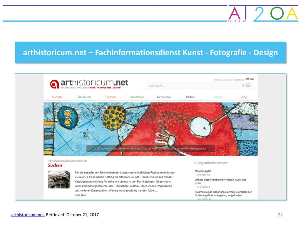 arthistoricum.net – Fachinformationsdienst Kunst - Fotografie - Design