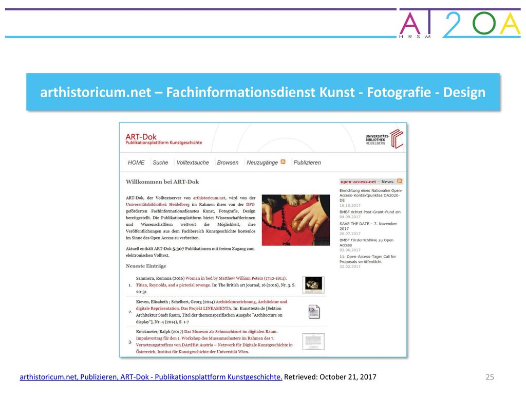 arthistoricum.net – Fachinformationsdienst Kunst - Fotografie - Design