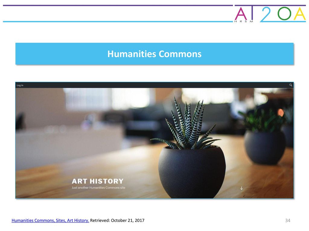 Humanities Commons Humanities Commons, Sites, Art History. Retrieved: October 21, 2017