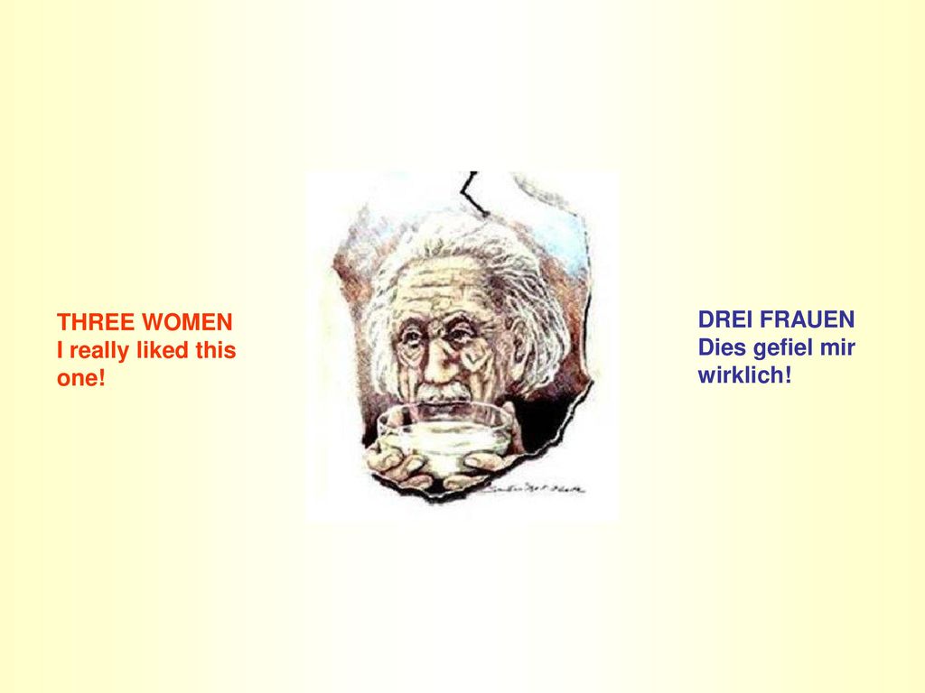 THREE WOMEN I really liked this one! DREI FRAUEN Dies gefiel mir wirklich!