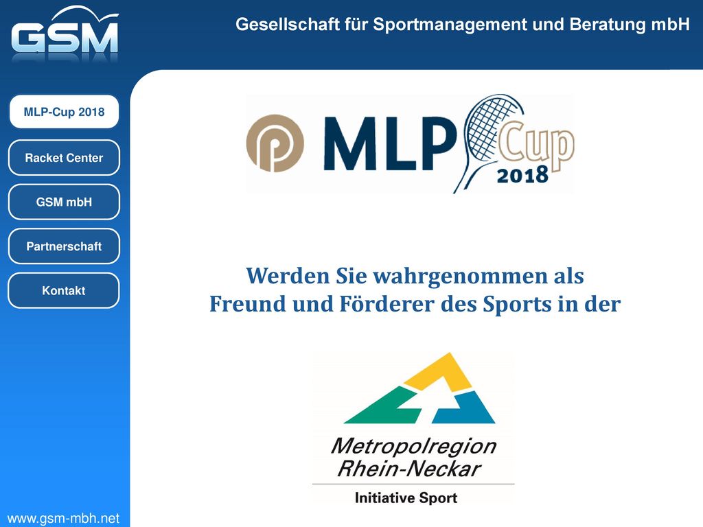 Werden Sie wahrgenommen als Freund und Förderer des Sports in der