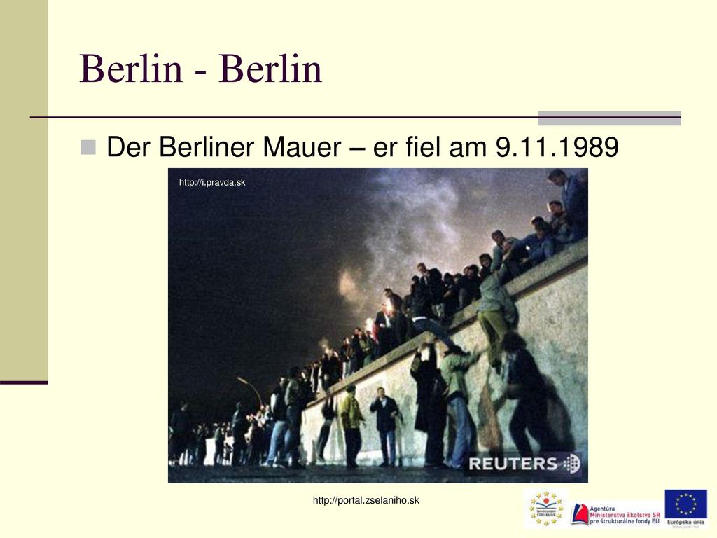 Berlin - Berlin Der Berliner Mauer – er fiel am