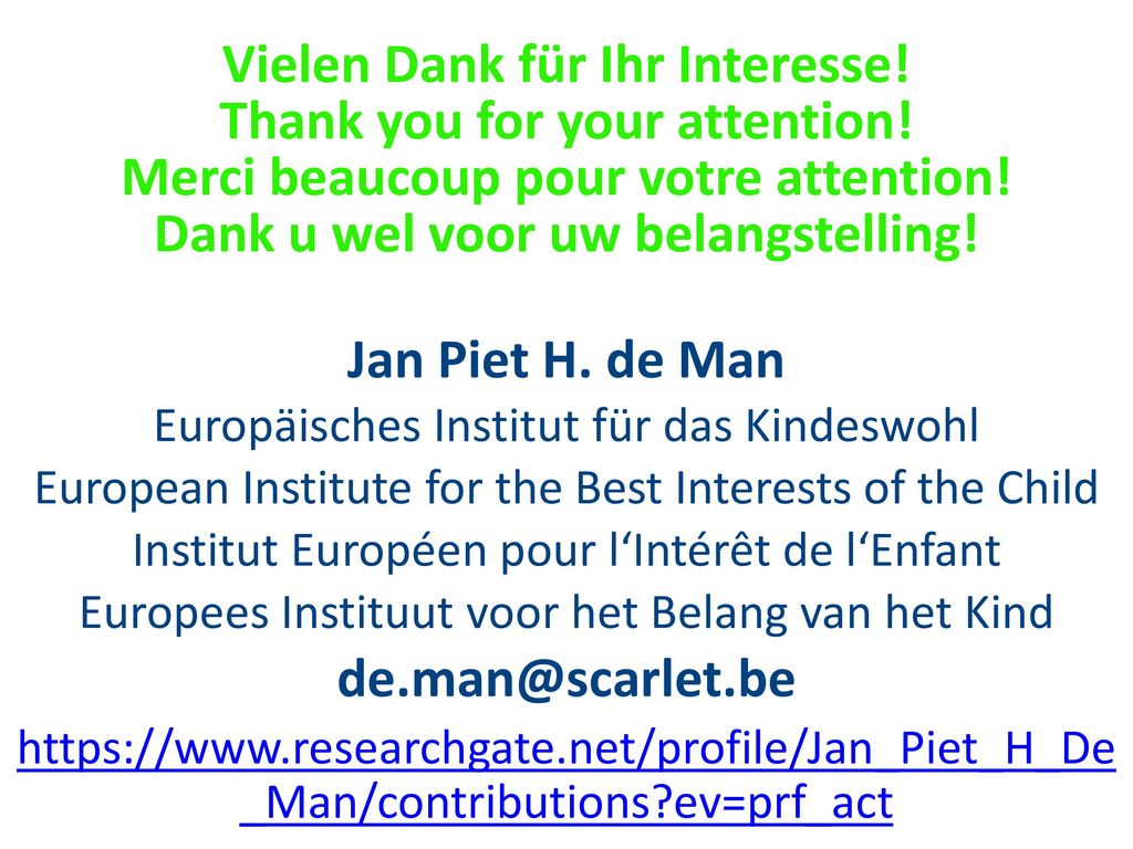 Vielen Dank für Ihr Interesse. Thank you for your attention