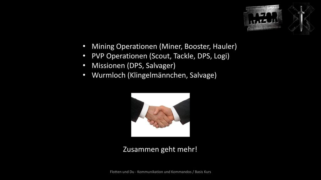 Flotten und Du - Kommunikation und Kommandos / Basis Kurs