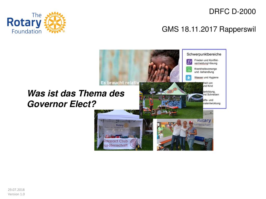 Was ist das Thema des Governor Elect Version 1.0
