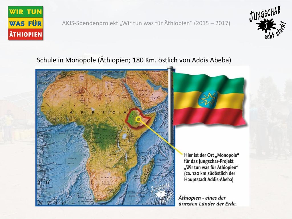 Schule in Monopole (Äthiopien; 180 Km. östlich von Addis Abeba)