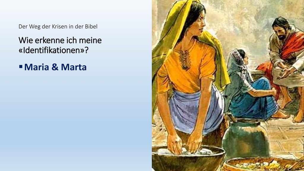 Der Weg der Krisen in der Bibel Wie erkenne ich meine «Identifikationen»