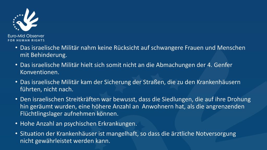 Das israelische Militär nahm keine Rücksicht auf schwangere Frauen und Menschen mit Behinderung.