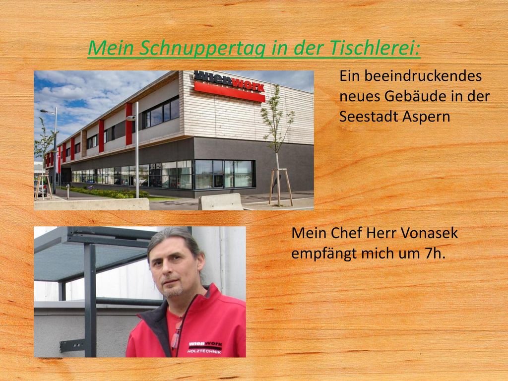 Mein Schnuppertag in der Tischlerei: